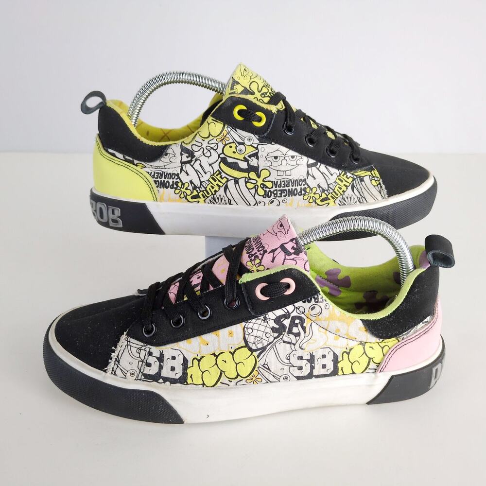 GroundUp Spongebob Squarepants Men's 8.5 Low Top Canvas Sneakers Patrick Cartoon